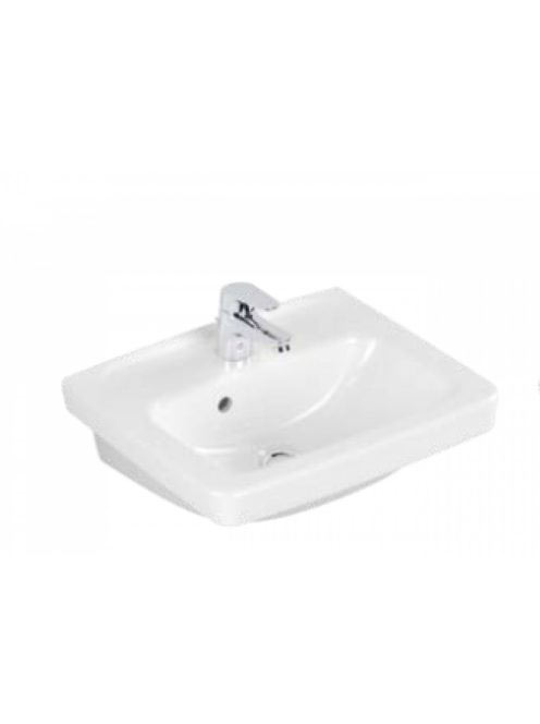 Alföldi Optic kerámia mosdó 45x37 cm túlfolyóval és csaplyuk