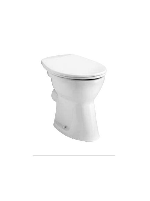 Alföldi Bázis laposöblítésű WC csésze 36,5x47 hátsó kifolyás