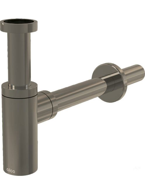 Alcaplast Design mosdószifon DN32, szálcsiszolt matt nickel