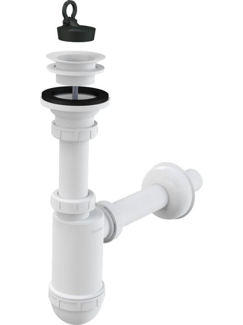 Alcaplast Mosdószifon DN32 műanyag leeresztővel DN63 A421 -