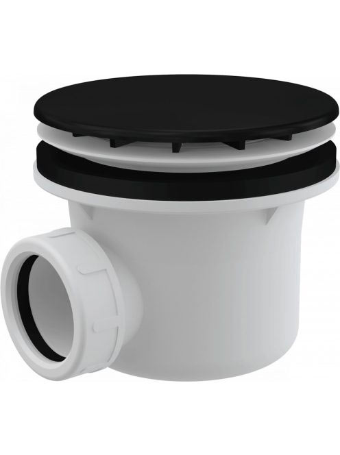 Alcaplast - Zuhanyszifon LUX fekete-matt A49BLACK - Fürdőszo