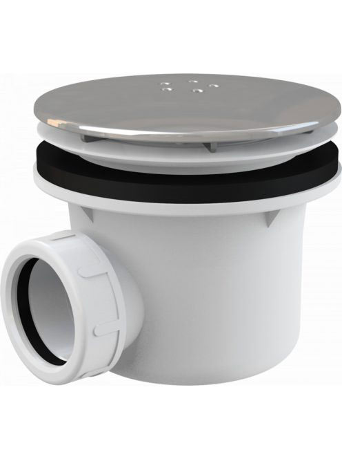 Alcaplast - Zuhanyszifon LUX fém A49K - Fürdőszoba - Szifono