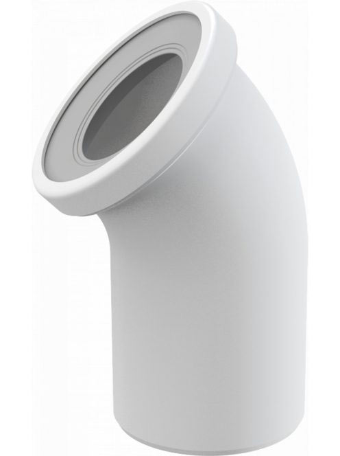 EGYEDI ÁR Alcaplast WC csatlakozó 45° hajlattal A9045 - Fürd