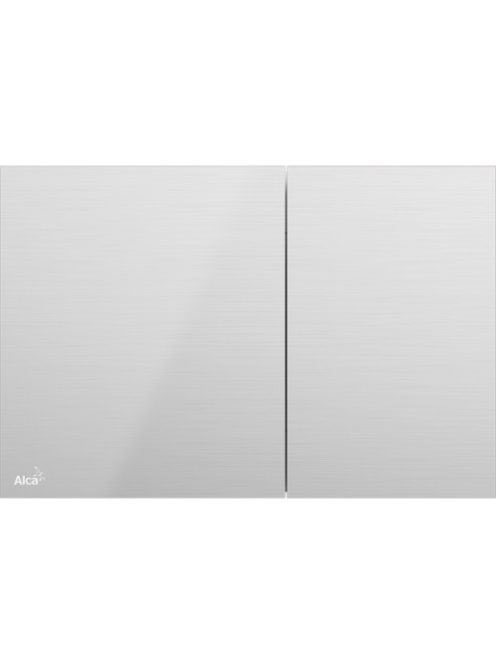 Alcaplast Nyomólap rozsdamentes-félmatt AIR-INOX - Fürdőszob