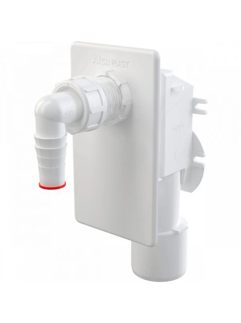 Alcaplast Falba szerelhető mosógép szifon, fehér előlappal A