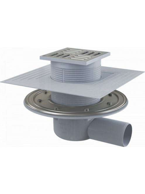 Alcaplast - Padlóösszefolyó 105×105/50/75 mm APV1324 - Fürdő