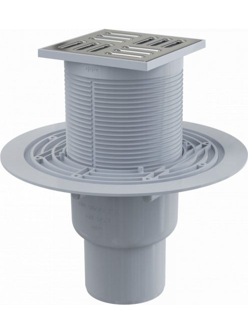 Alcaplast - Padlóösszefolyó 105×105/50/75 mm APV2311 - Fürdő