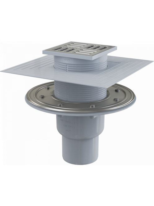 Alcaplast - Padlóösszefolyó 105×105/50/75 mm APV2324 - Fürdő