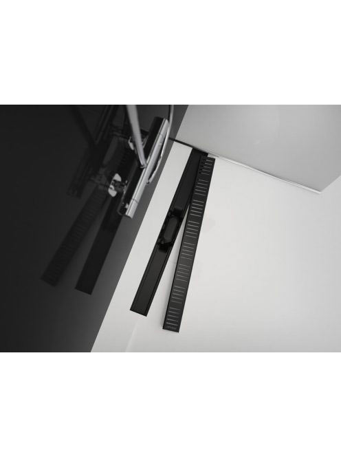 Alcaplast matt fekete zuhanyfolyóka szett 850 mm-es APZ10BLA