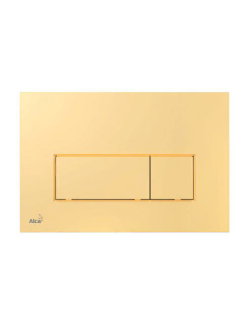 Alcaplast THIN - WC nyomólap arany-fényes M575 - Fürdőszoba