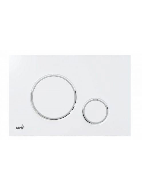 Alcaplast THIN - WC nyomólap fehér/króm-fényes M770 - Fürdős