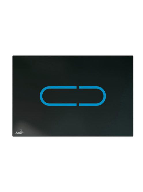 Alcaplast Érintés nélküli nyomólap üveg-fekete NIGHT LIGHT-1