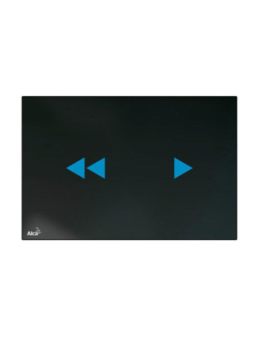 Alcaplast Érintés nélküli nyomólap üveg-fekete NIGHT LIGHT-2