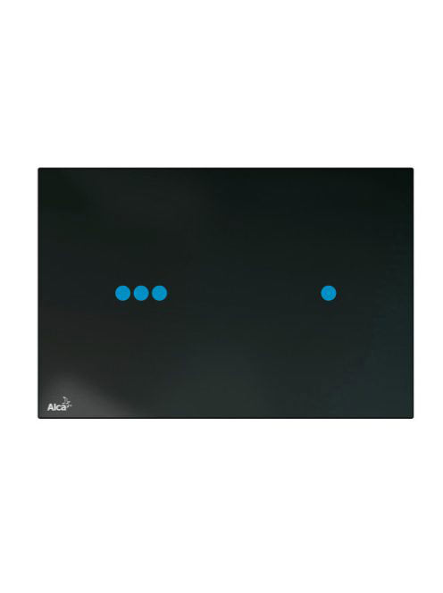 Alcaplast Érintés nélküli nyomólap üveg-fekete NIGHT LIGHT-3