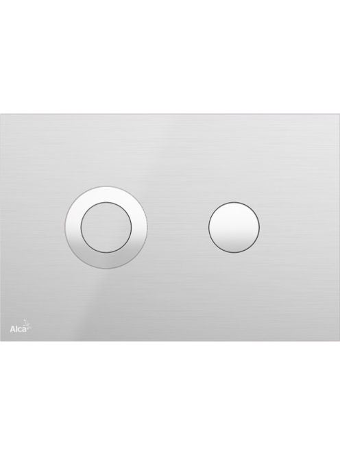 Alcaplast Nyomólap rozsdamentes-félmatt/fényes TURN-INOX - F