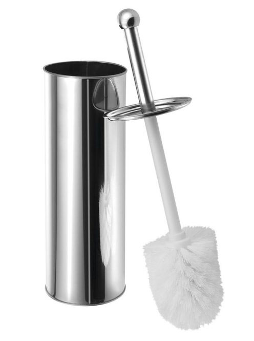 Aqualine Króm Line álló WC kefe tartó 10x37,5x10 cm, króm 04