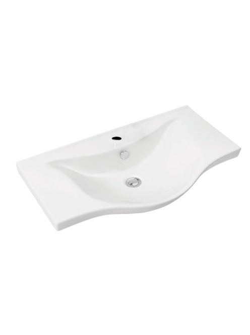 Aqualine ZARA mosdó, kerámia, 79,5x46 cm, 10080 - Fürdőszoba