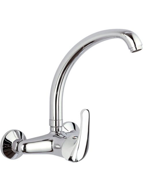 Aqualine Kasiopea fali konyhai csaptelep, egykaros, króm 110