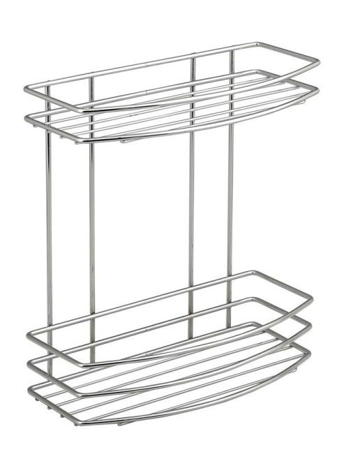Aqualine Króm Line polc 250x310x125 mm, króm 37014 - Fürdősz