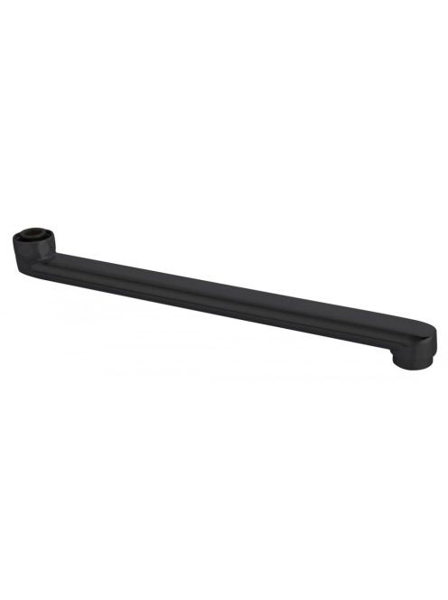 Aqualine kifolyócső 320 mm, matt fekete 43991B - Fürdőszoba