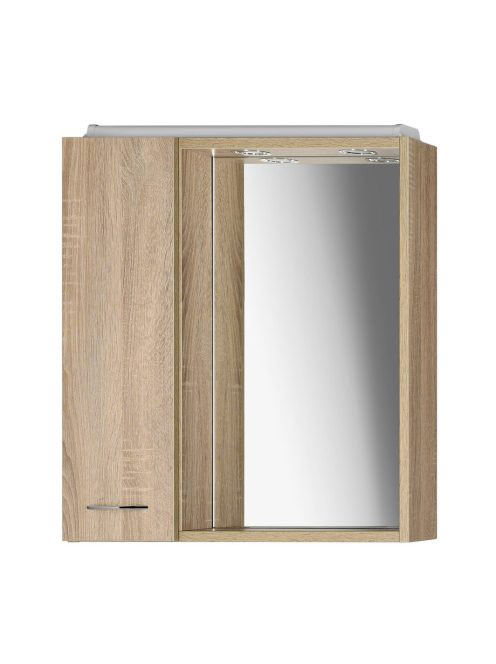 Aqualine Keramia Fresh balos tükrösszekrény LED világítással