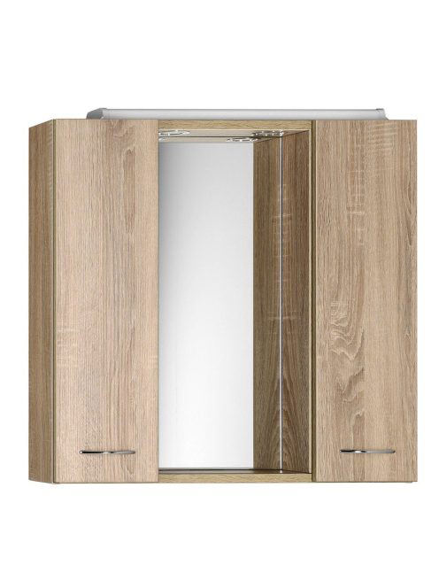 Aqualine Keramia Fresh tükrösszekrény LED világítással, kapc