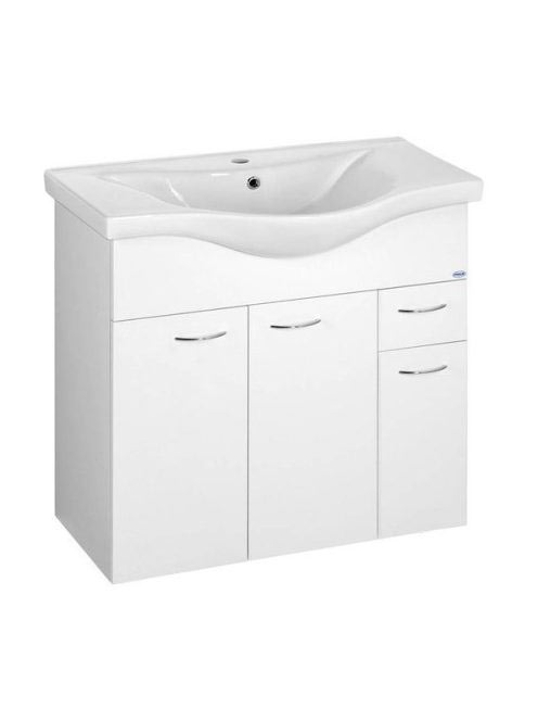 Aqualine KERAMIA FRESH Mosdótartó szekrény, fehér, 50082A -