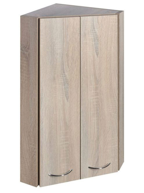 Aqualine Zoja 2 ajtós sarokszekrény 35x76 cm platina tölgy 5