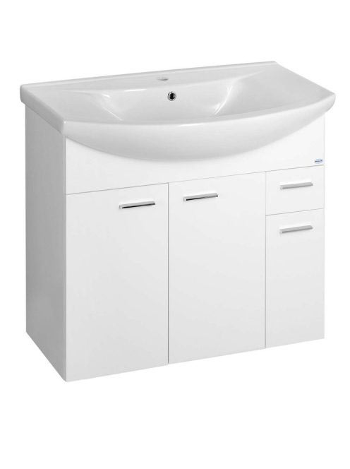Aqualine ZOJA Mosdótartó szekrény, 83x74x34 cm, fehér, 51083