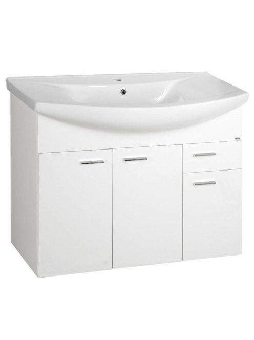 Aqualine ZOJA Mosdótartó szekrény, 93x74x34 cm, fehér, 51094