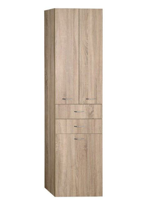 Aqualine Zoja állószekrény fiókkal és szennyeskosárral 50x18