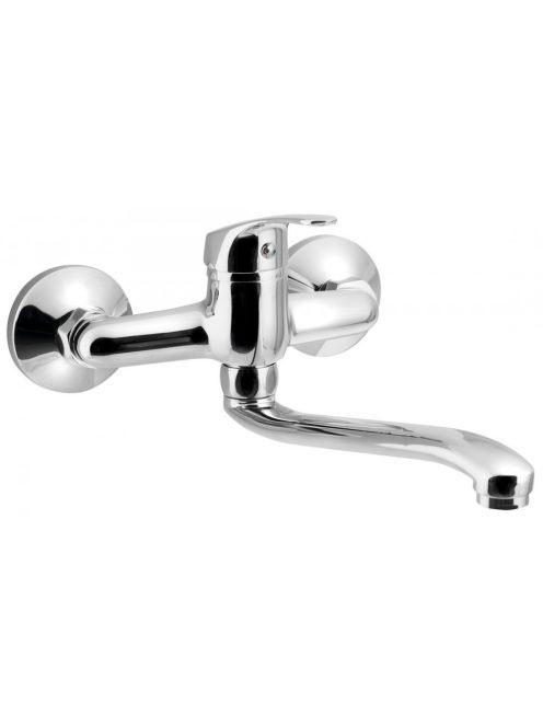 Aqualine 35 fali csaptelep orvosi karral, króm 52145 - Fürdő