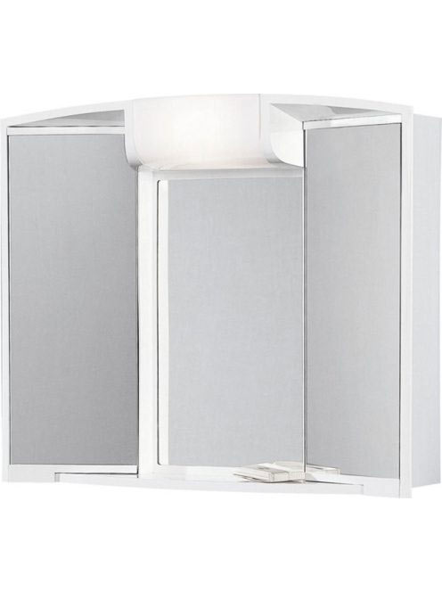 Aqualine ANGY tükrös szekrény, fehér, 541202 - Fürdőszoba -