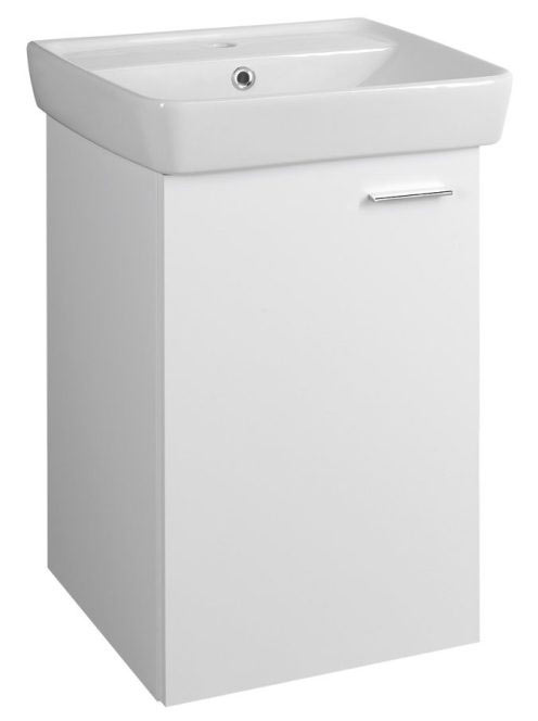 Aqualine Zoja ajtós mosdószekrény 41,5x63x37 cm fehér 56372