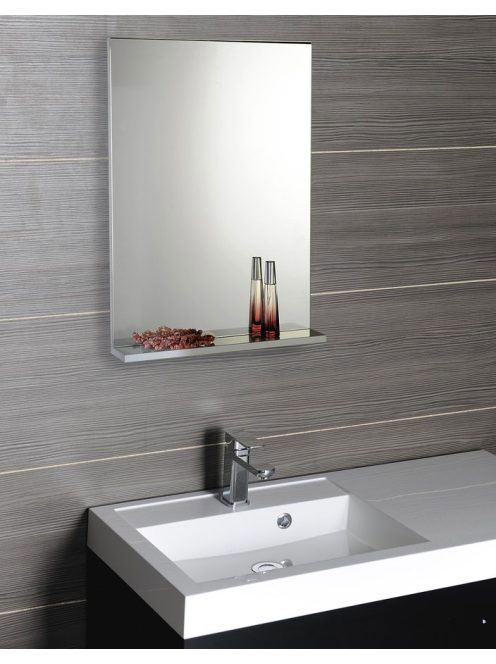 Aqualine Beta tükör polccal 40x70 cm 57395 - Fürdőszoba - Fü