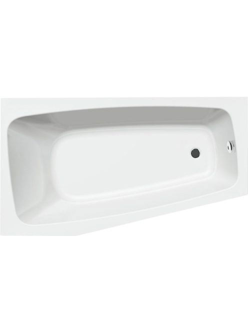 Aqualine BEROUNKA akril kád 160x90x42 cm, bal, láb nélkül, A