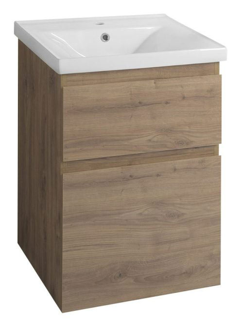 Aqualine Altair 2 fiókos fali mosdótartó szekrény 51,8x45,2