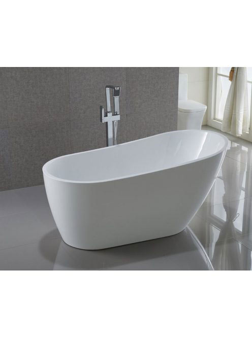 Aqualine Tisa akril szabadon álló kád 150x75 cm, fehér E1575