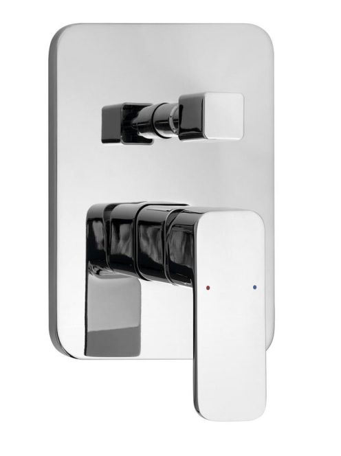 Aqualine Factor falbaépíthető 2 irányú zuhanycsaptelep, króm