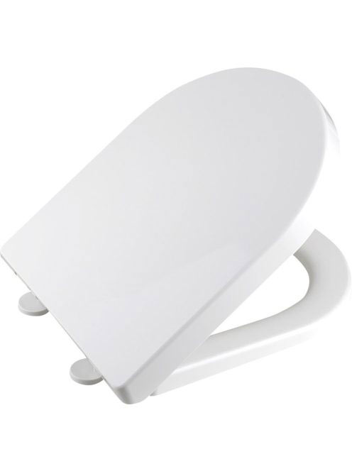Aqualine DONA WC ülőke polypropylen, fehér, soft close, easy
