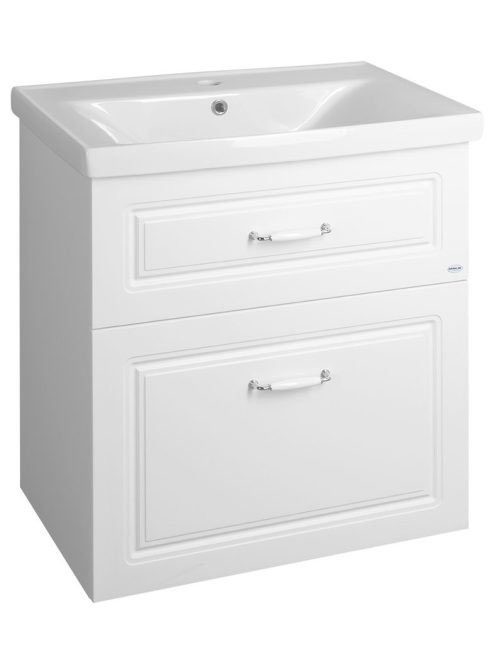 Aqualine Favolo 2 fiókos fali mosdószekrény 67x72,5x44,6 cm