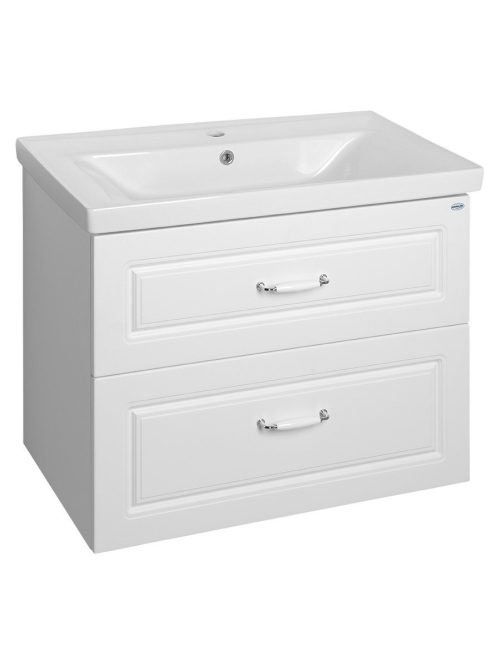 Aqualine Favolo 2 fiókos fali mosdószekrény 86,5x60x44,6 cm