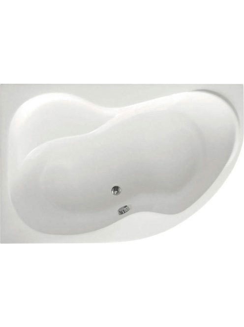 Aqualine CIDLINA akril kád 160x105x45 cm, bal, láb nélkül, G