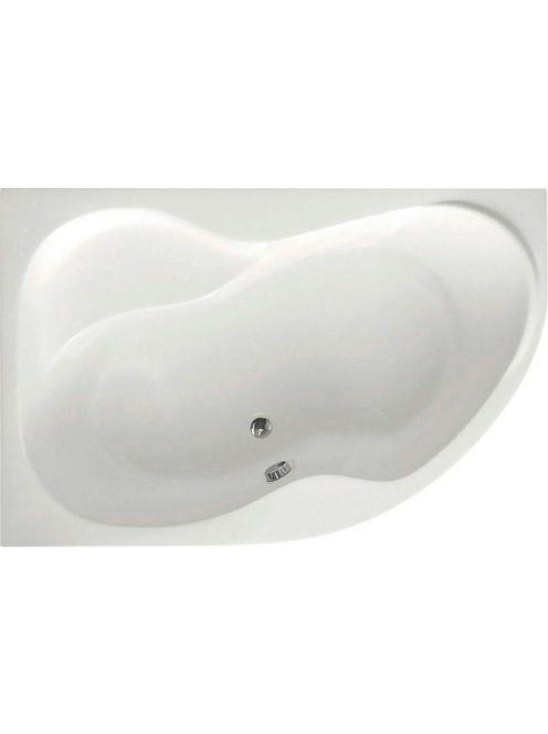 Aqualine CIDLINA akril kád 150x105x45 cm, bal, láb nélkül, G