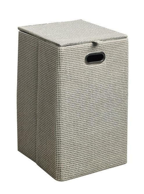 Aqualine Szennyeskosár 35x35x58 cm, szürke, LA3808 - Fürdősz