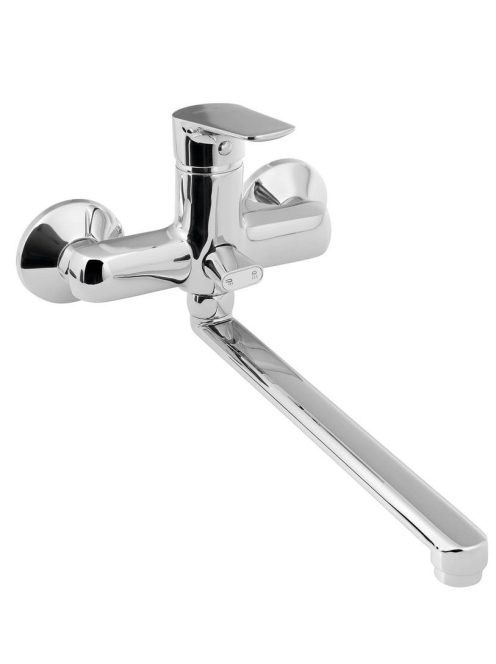 Aqualine LOTTA fali kád-mosdócsaptelep, króm LT640 - Fürdősz