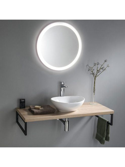 Aqualine Noa tükör LED világítással 60 cm OM260 - Fürdőszoba