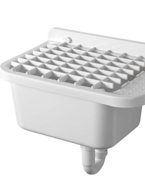 Aqualine Univerzális rács fali kiöntőhöz, pvc, fehér PI5020