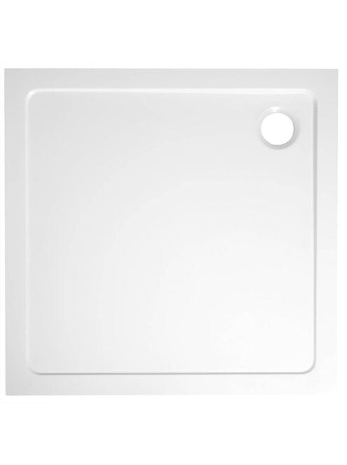 Aqualine Tecmi öntött márvány 80x80 zuhanytálca fehér PQ008