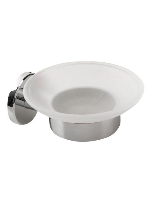 Aqualine SAMBA szappantartó, tejüveg, SB102 - Fürdőszoba - F